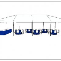 20' x 40' frame
